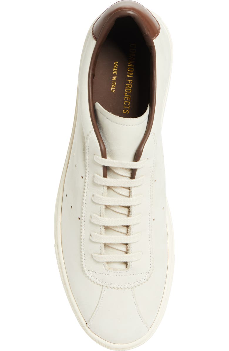 Common Projects Tennis 24 Nubuck Sneaker, Alternate, color, Off White