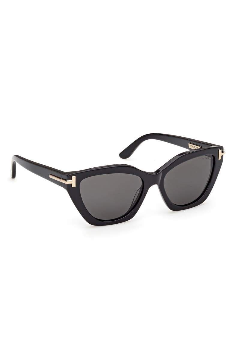 TOM FORD 55mm Butterfly Sunglasses, Alternate, color,