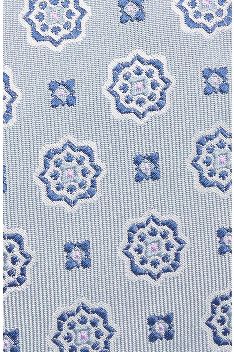 Medallion Silk Blend Tie, Alternate, color, OPEN GREY