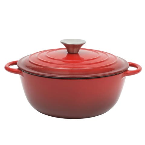 Addlestone 2.65 Quart Enameled Cast Iron Dutch Oven with Lid