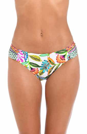 Jungle Shirred Side Bikini Bottoms