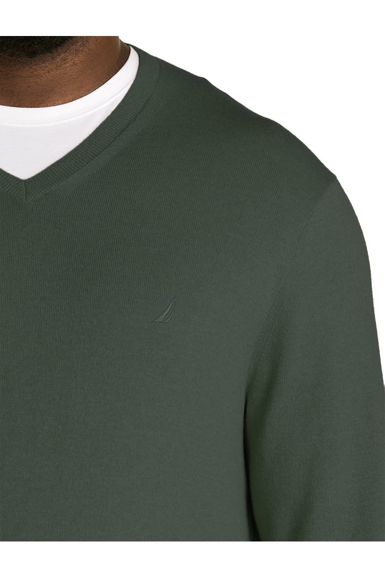 Big & Tall Navtech Crewneck Sweater, Alternate, color, DEEP FOREST