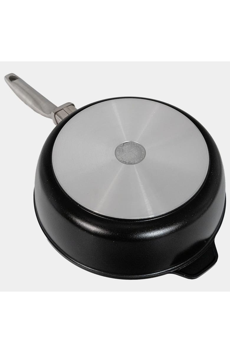 Swiss Diamond CHD Nonstick Saute Pan with Glass Lid, 3.8 qt, Alternate, color, Black