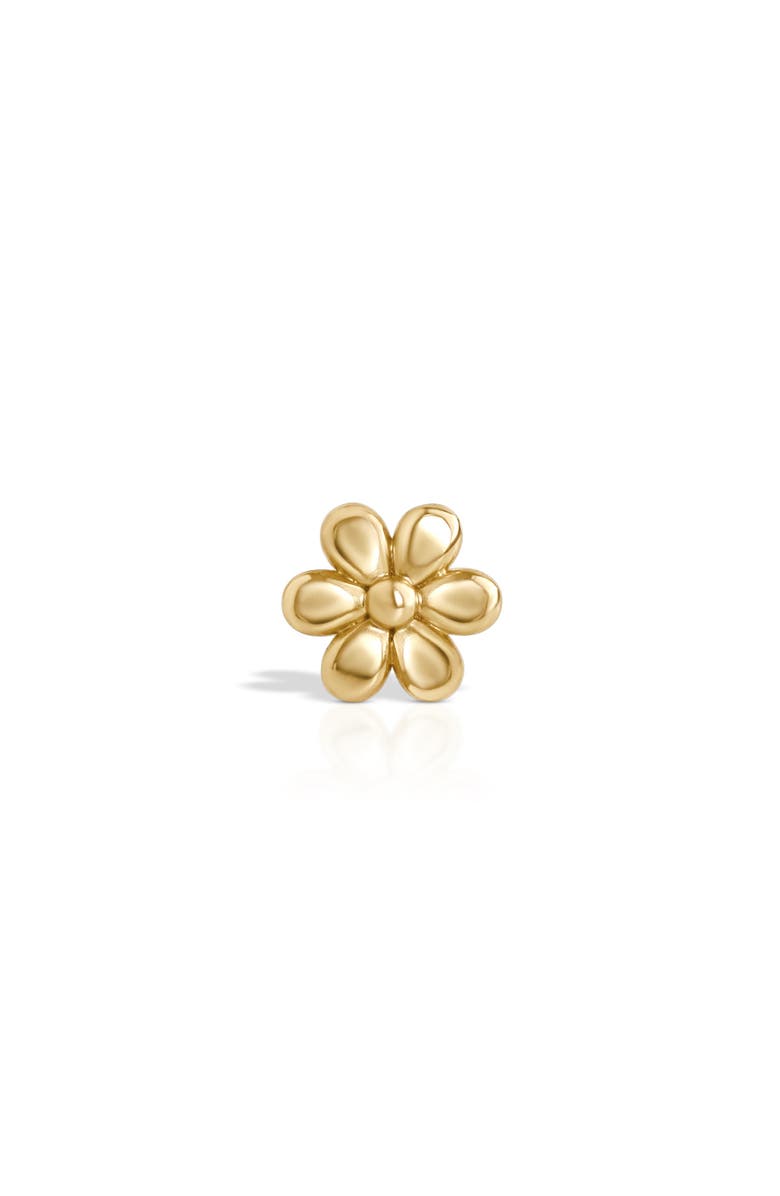 Whit Jewelry 14K Yellow Gold Daisy Stud, Main, color, Gold - Butterfly Back