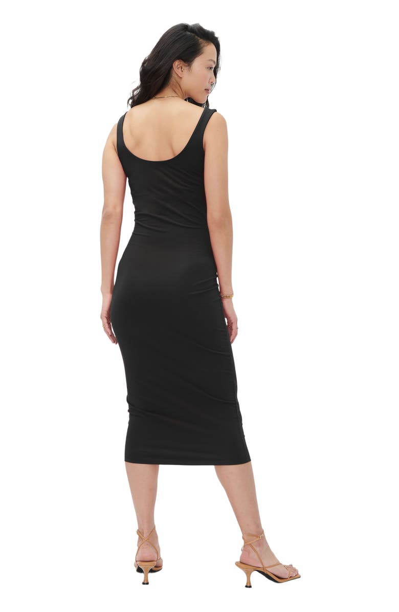 HATCH Collection The Body Tank Dress, Alternate, color, Black