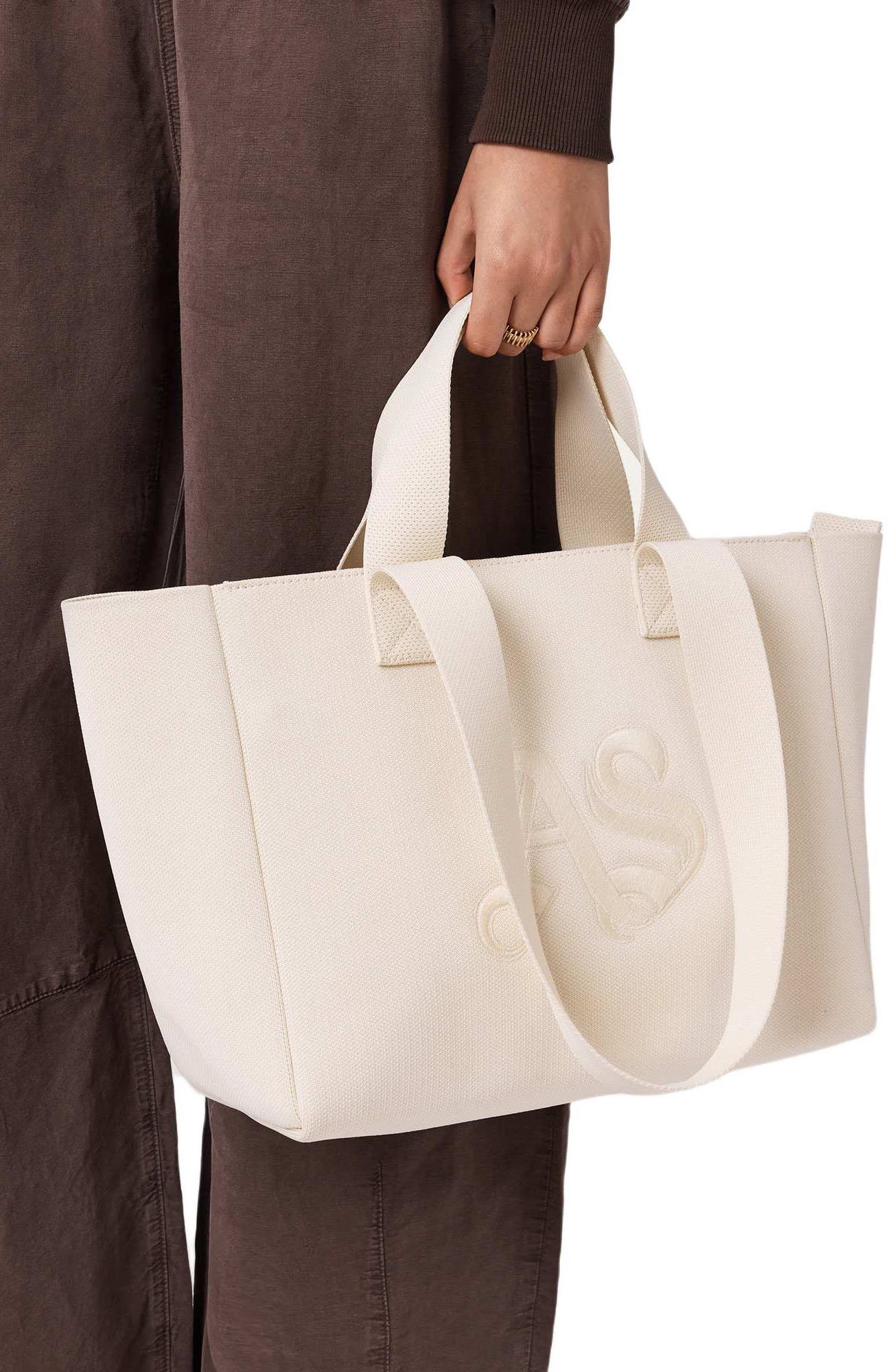 Izzy Medium Tote Bag, Alternate, color, BARLEY WHITE