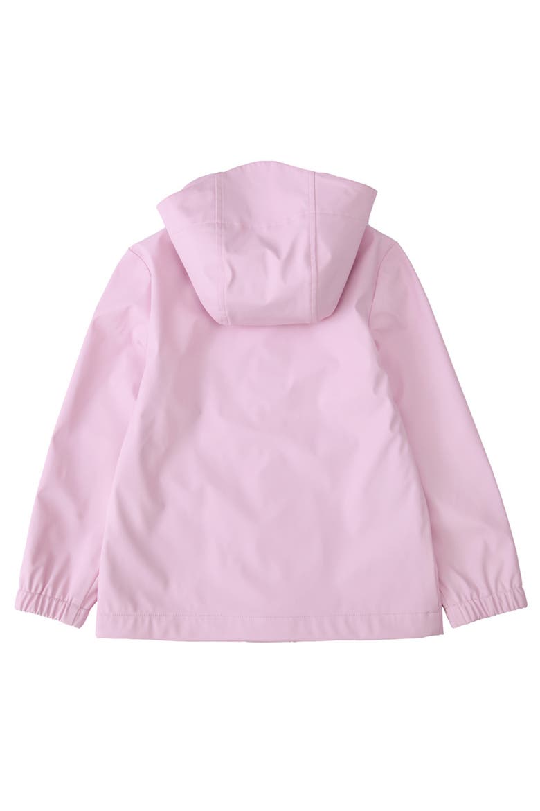 Kids' Waterproof Rain Coat Rubberized Jacket, Alternate, color, Seashell Pink