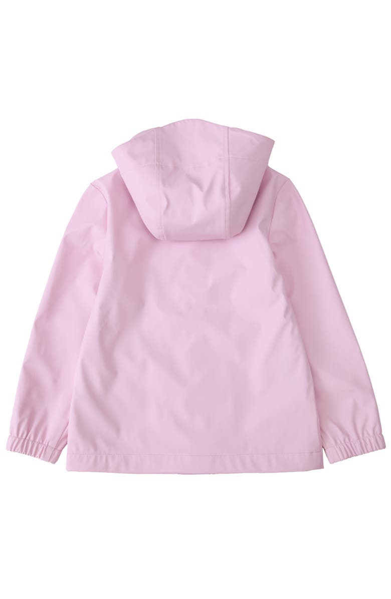 Rokka&Rolla Kids' Waterproof Rain Coat Rubberized Jacket, Alternate, color, Seashell Pink
