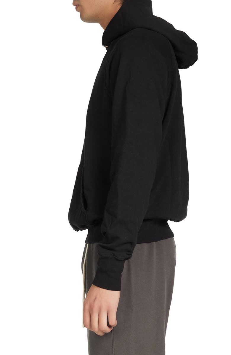 Les Tien French Terry Classic Raglan Hoodie, Alternate, color, Jet Black