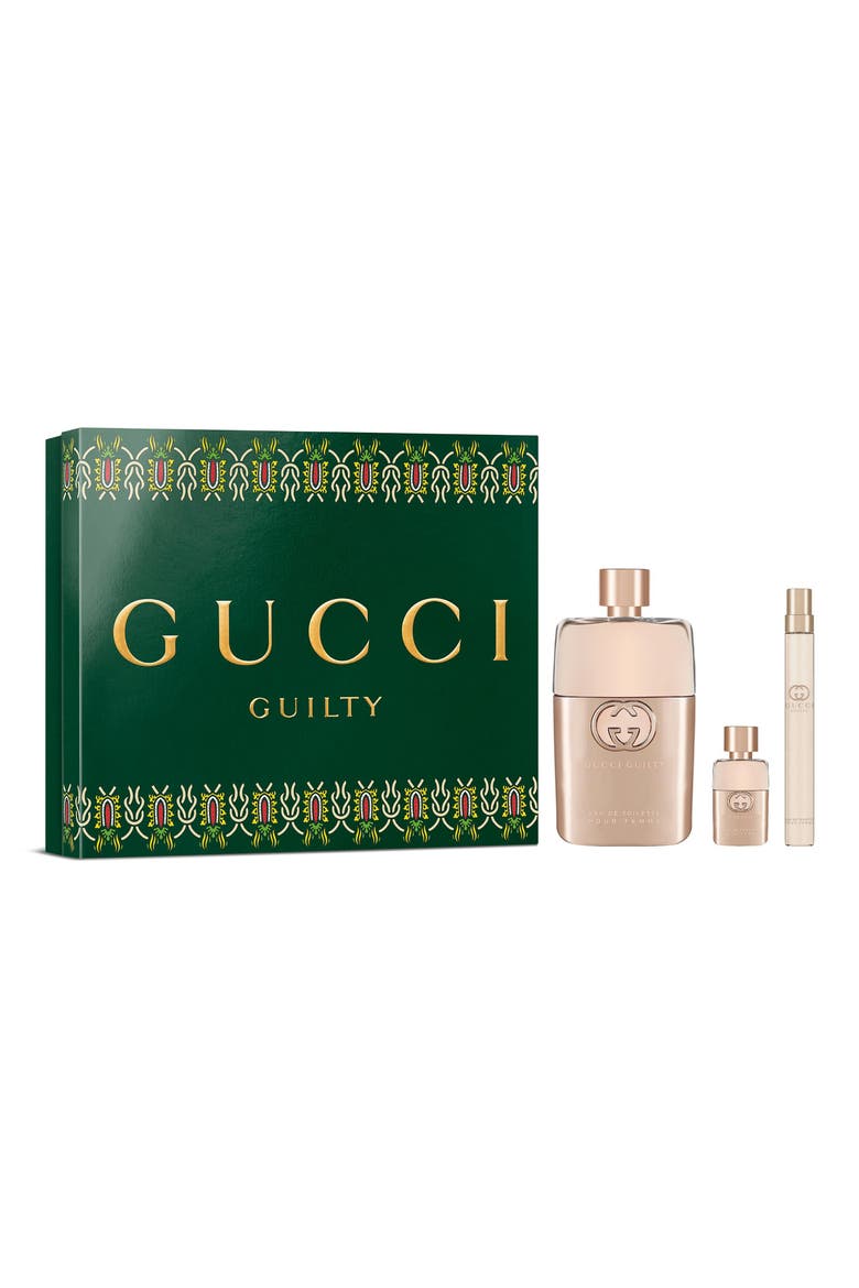 Guilty Pour Femme Eau de Parfum 3-Piece Gift Set $245 Value, Main, color, NO COLOR