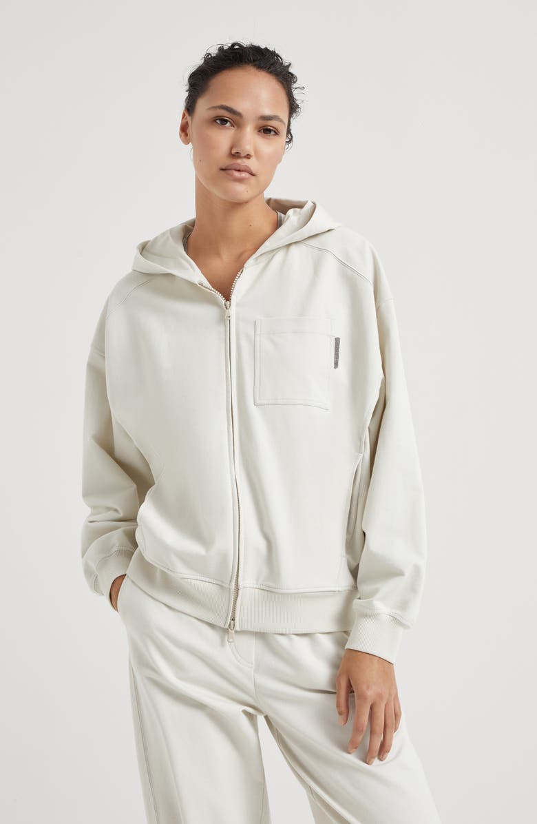 Brunello Cucinelli Lightweight French terry sweatshirt, Alternate, color,