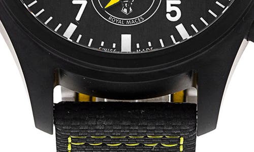 Watchfinder & Co. Iwc Pilot's Chrono Leather Strap Watch, 44.5mm In Black