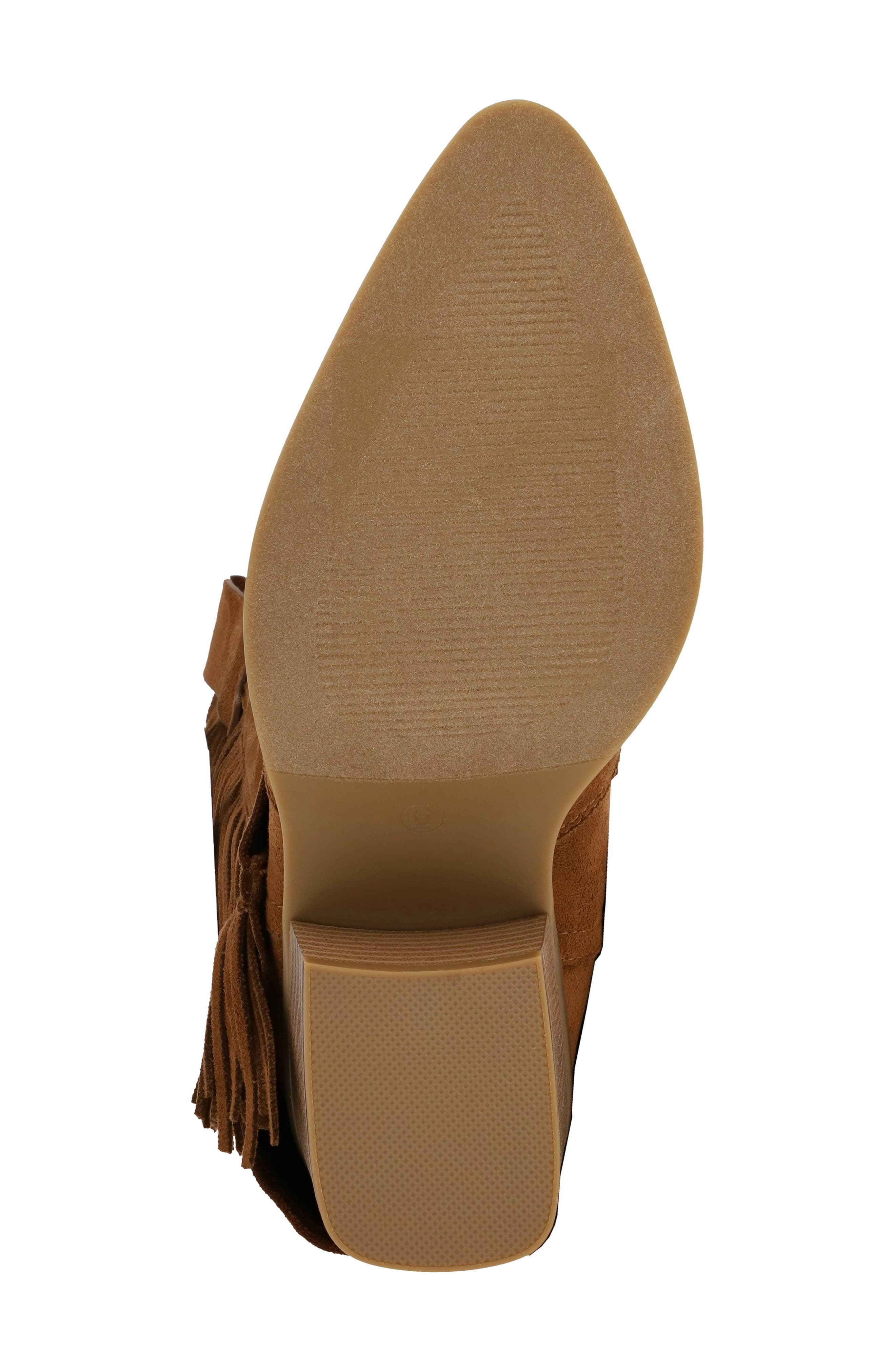 Cordell Western Fringe Boot, Alternate, color, COGNAC