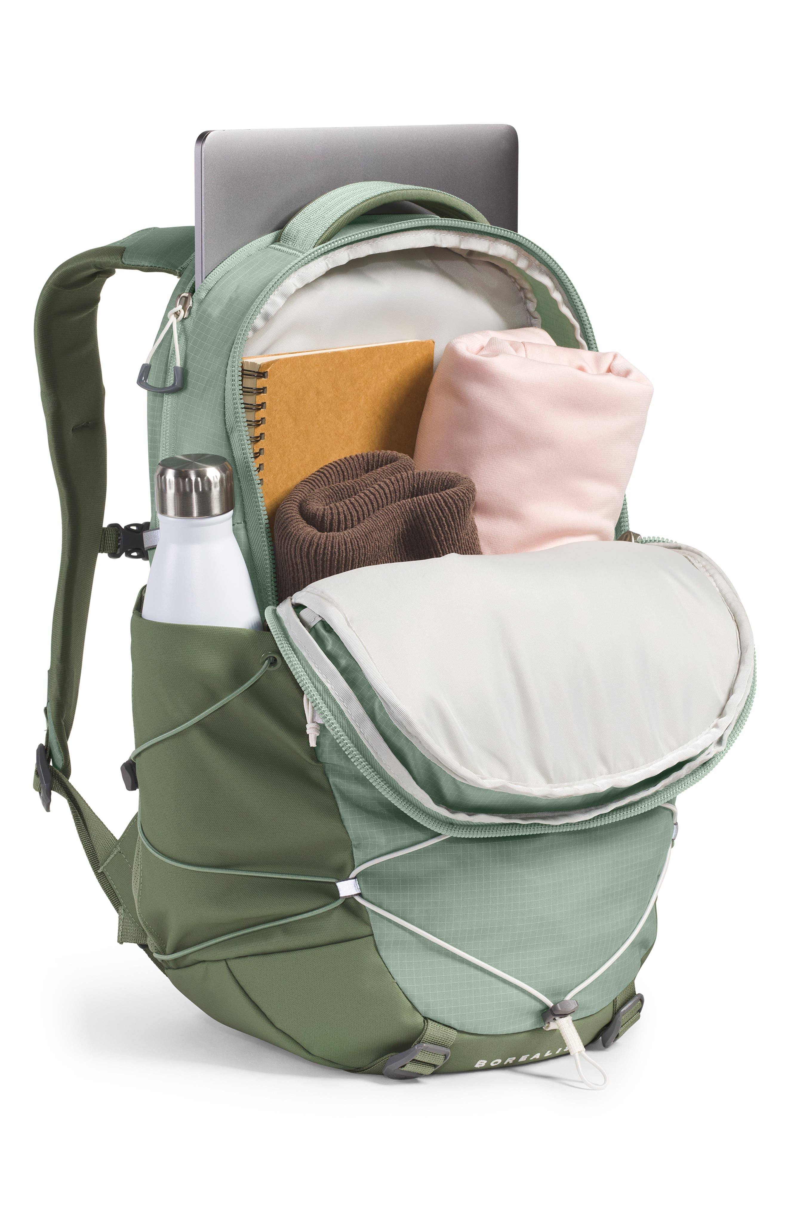 Borealis Water Repellent Backpack, Alternate, color, SLATE MOSS/ BARK MIST