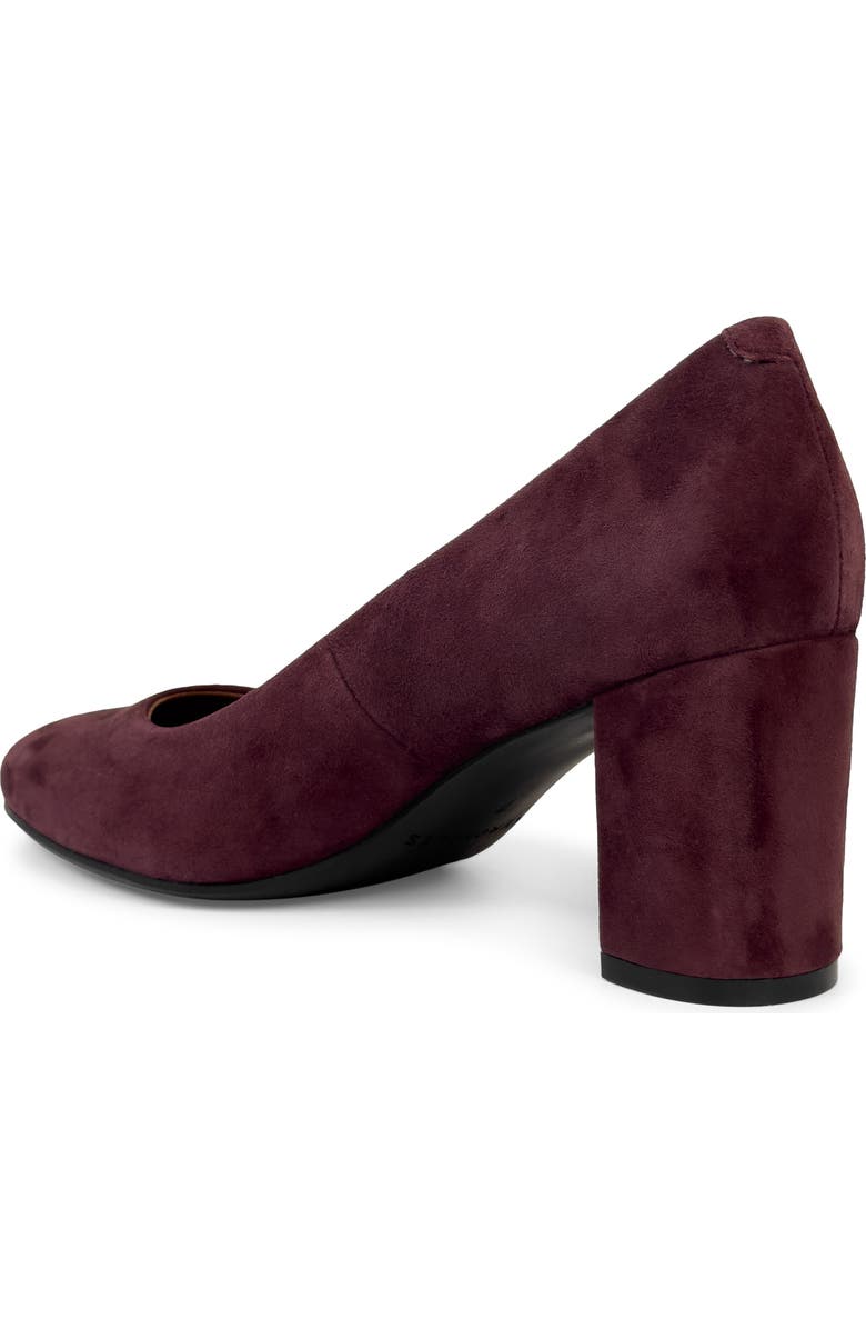Aerosoles Betsy Almond Toe Pump, Alternate, color, Fig Suede