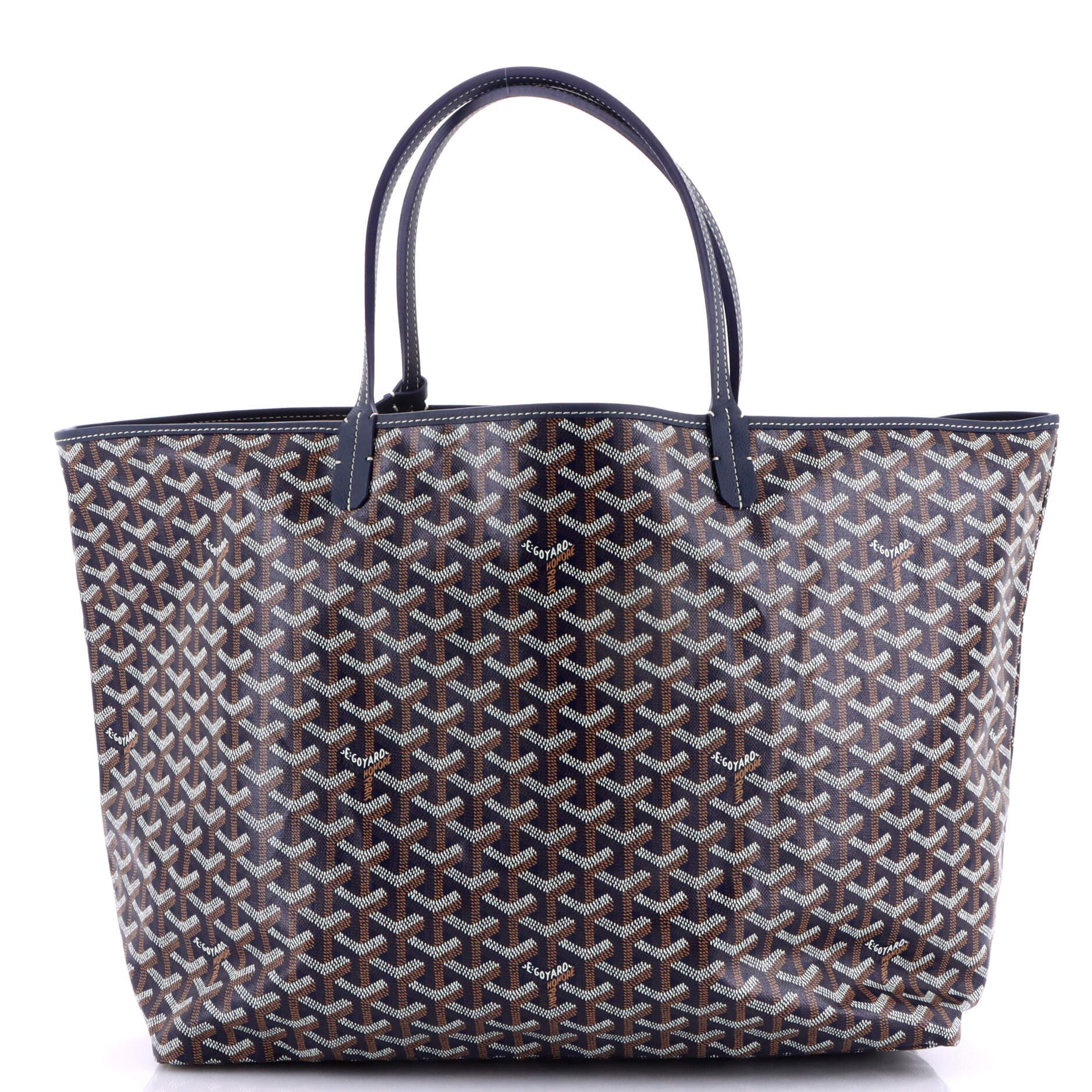 Pre-Owned Goyard Saint Louis Tote Coated Canvas GM, Main, color, Yellow