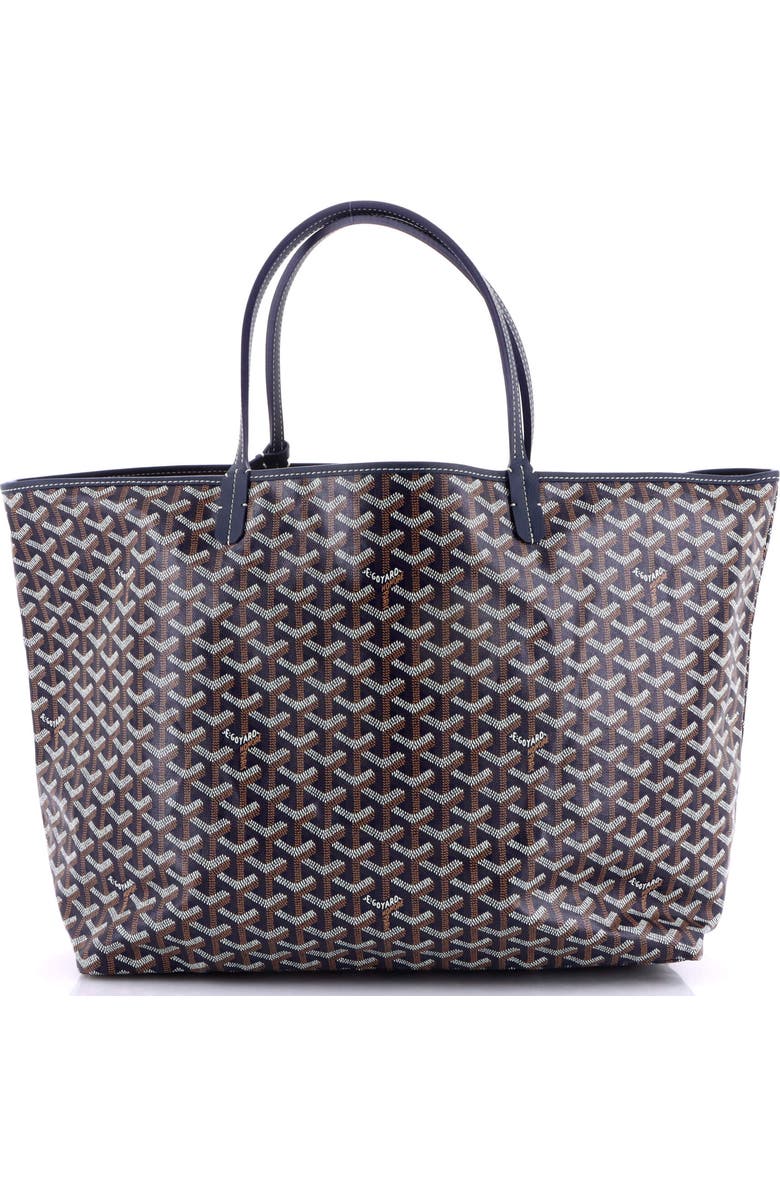 Pre-Owned Goyard Saint Louis Tote Coated Canvas GM, Main, color, Yellow