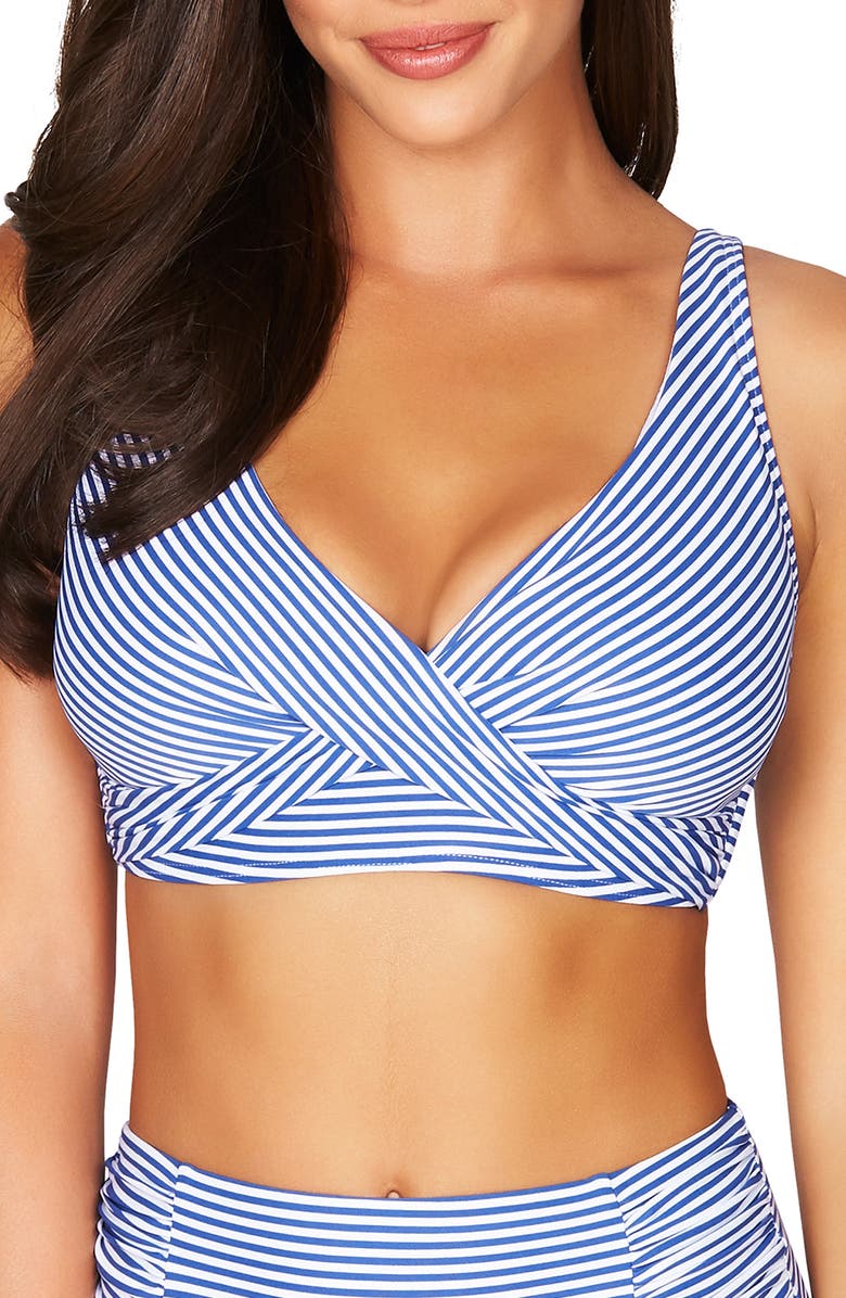 Sea Level Sorrento Stripe Bikini Top, Main, color,