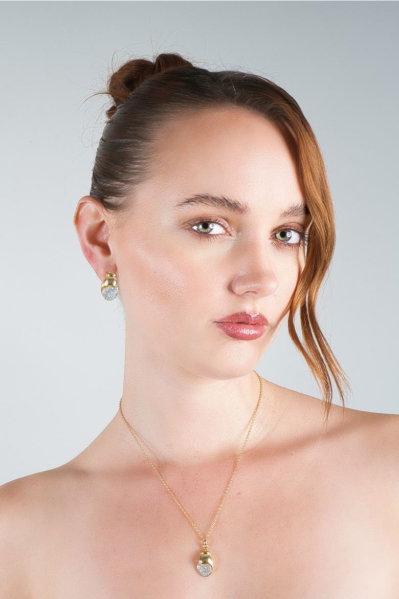 Lexi Seashell Pendant Necklace, Alternate, color, Gold