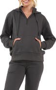 Ripe Maternity Nicky Maternity/Nursing Quarter Zip Hoodie