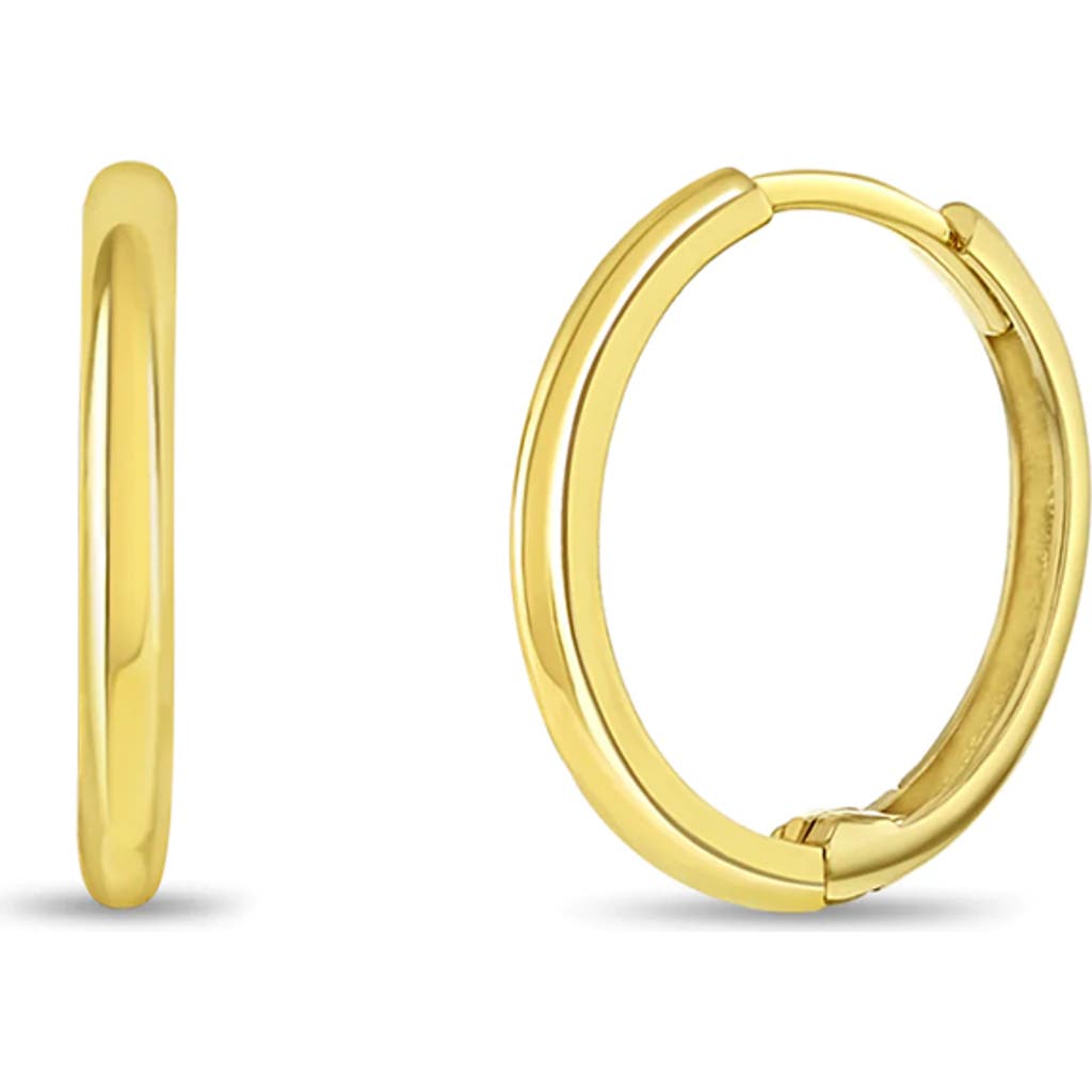 Shop In Season Jewelry 14k The Tiny Hoop Earrings In Gold