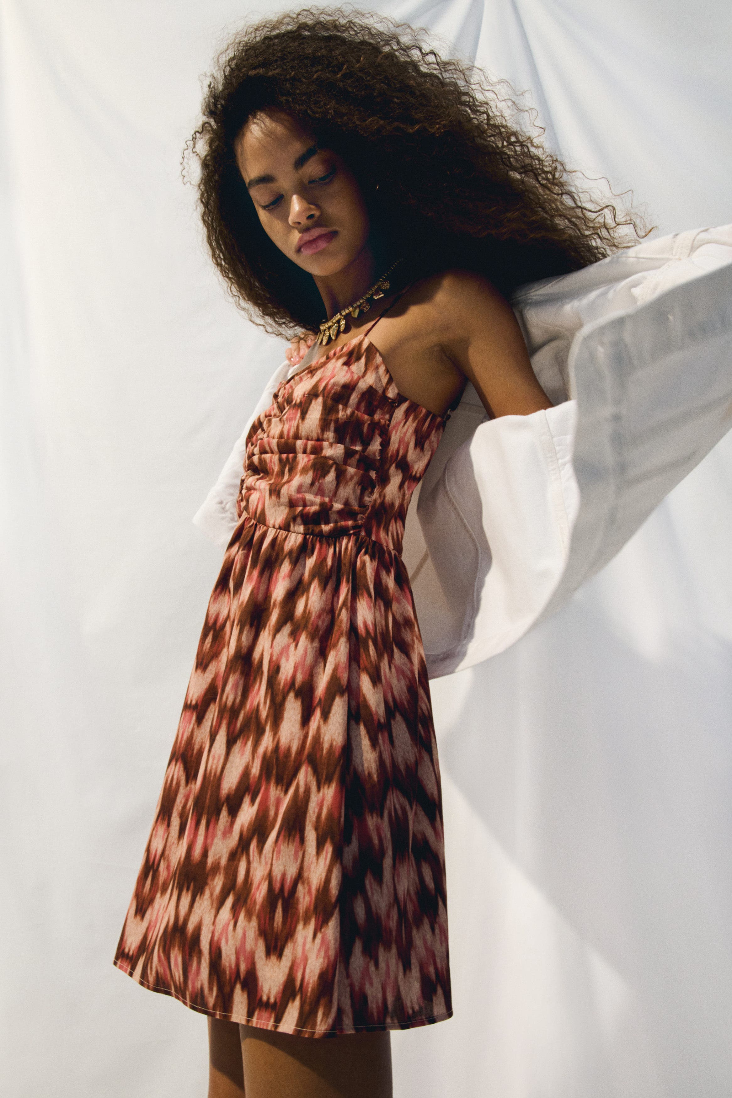 Printed Strappy Dress - image 2
