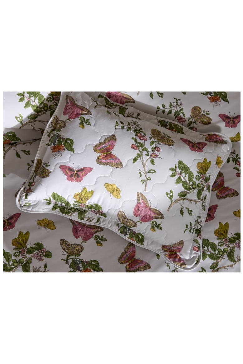 Baudin Butterfly 500 Thread Count Quilt, Alternate, color, BAUDIN BUTTERFLY PINK