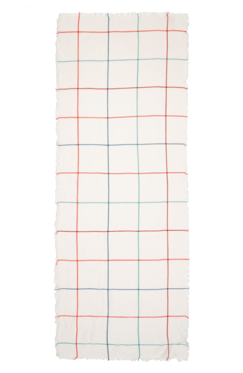 BP. Windowpane Print Scarf, Alternate, color, 