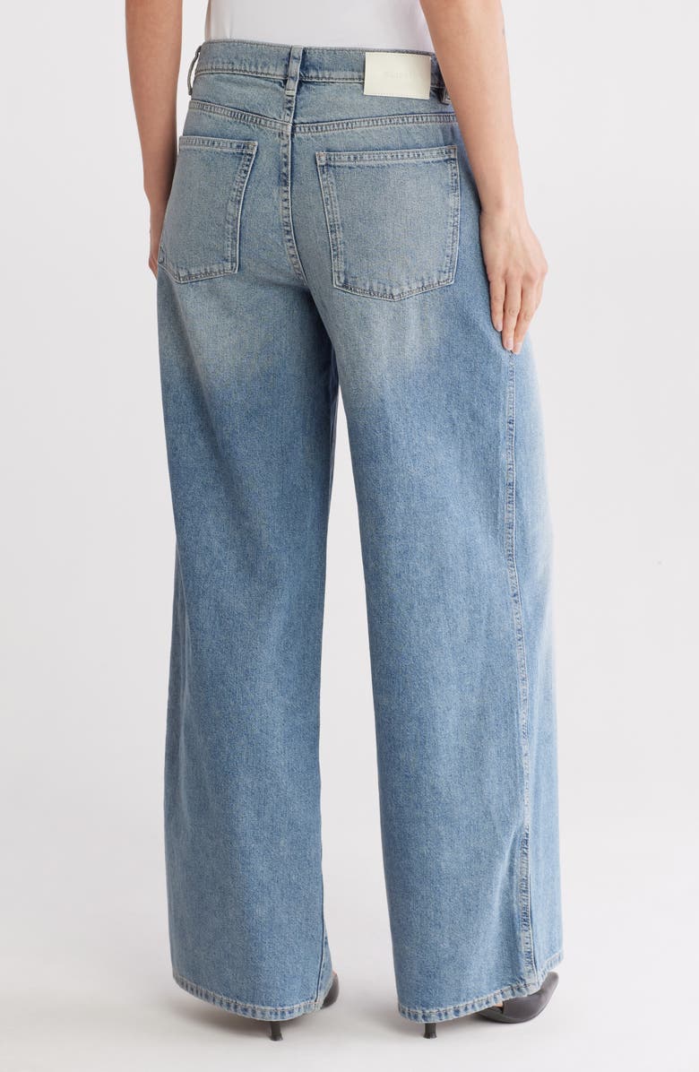 DL1961 Zoie Low Rise Relaxed Wide Leg Jeans, Alternate, color, Aged Mid