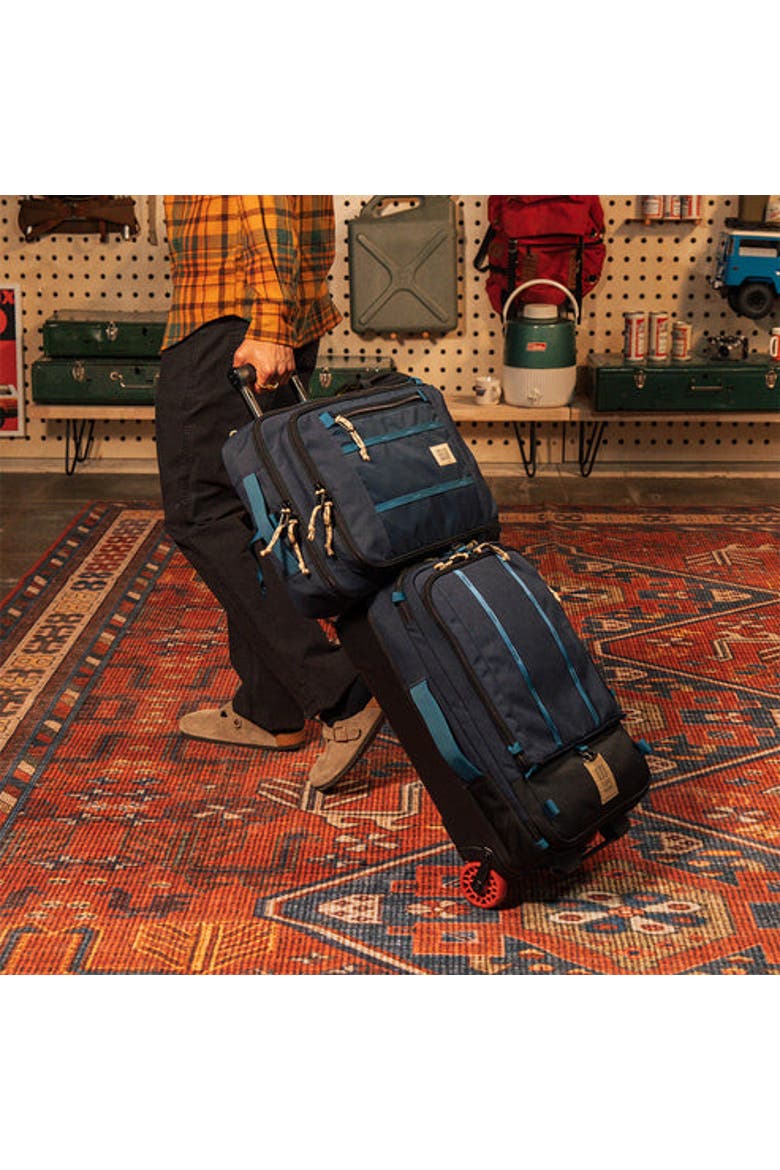 Global Travel Roller Bag, Alternate, color, Navy/Sahara