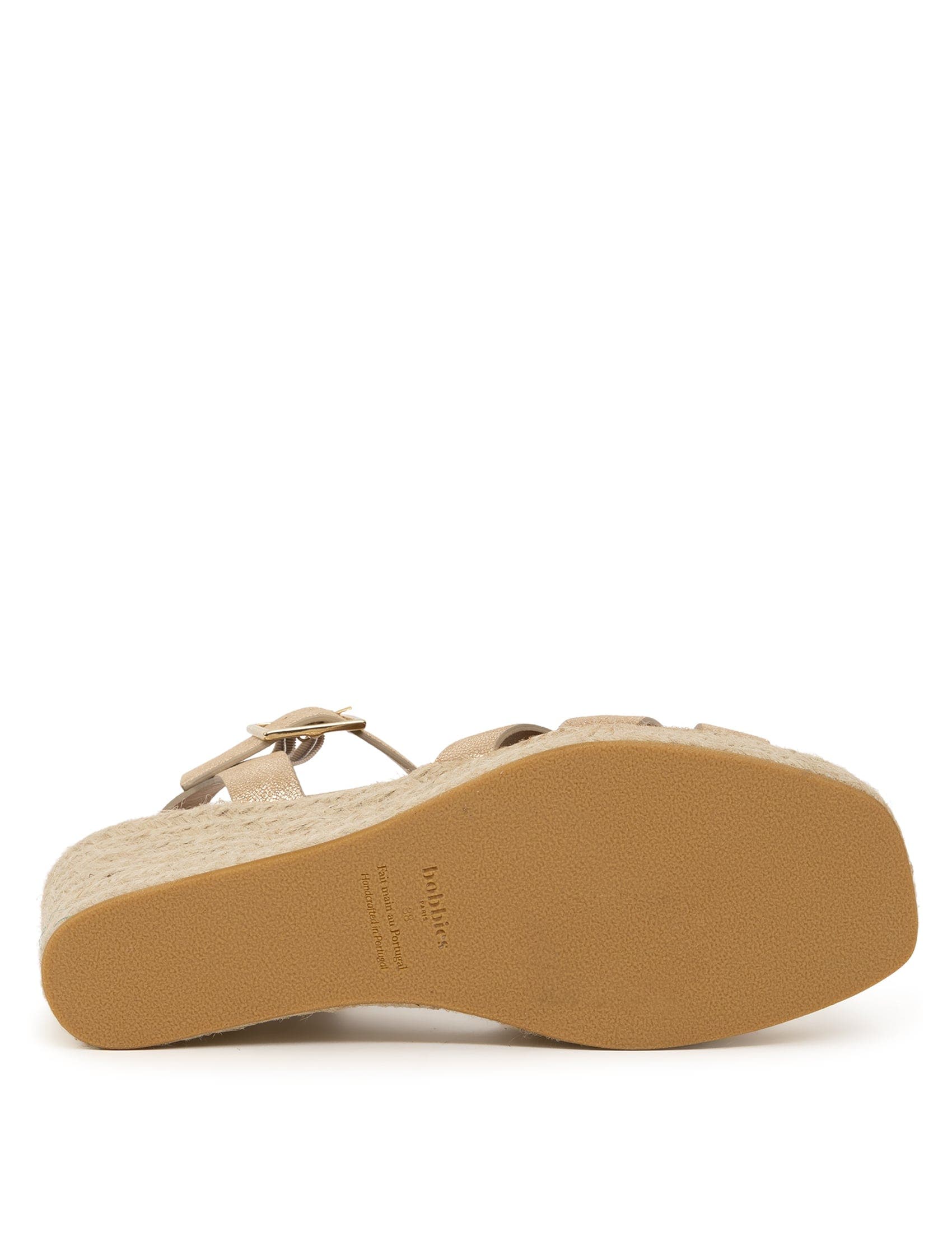 Cléo Espadrille Wedges, Alternate, color, Iridescent Champagne