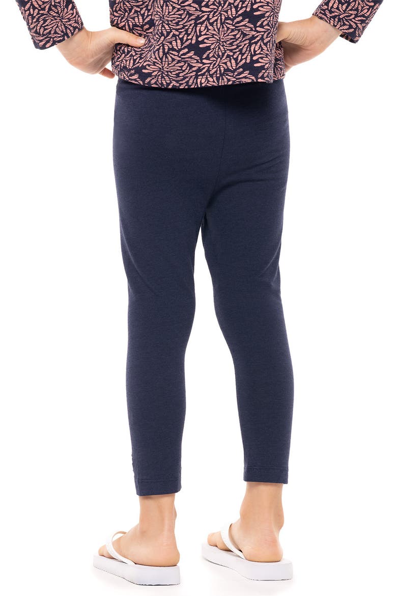 Toddler's Monterey Summer Leggings, UPF 50+ Sun Protection, Alternate, color, Navy