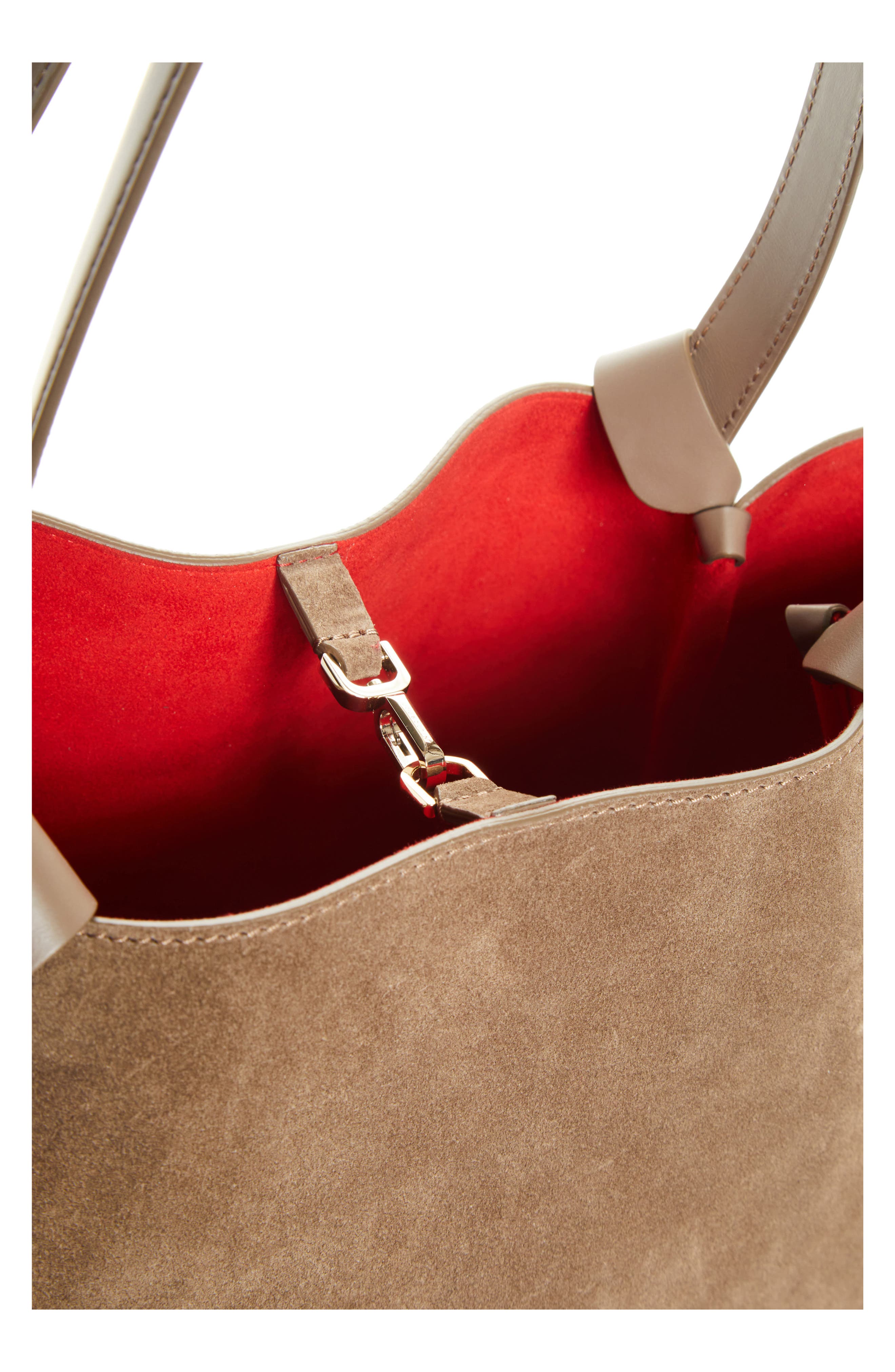 Bettina Small Leather Tote, Alternate, color, E448 SILEX