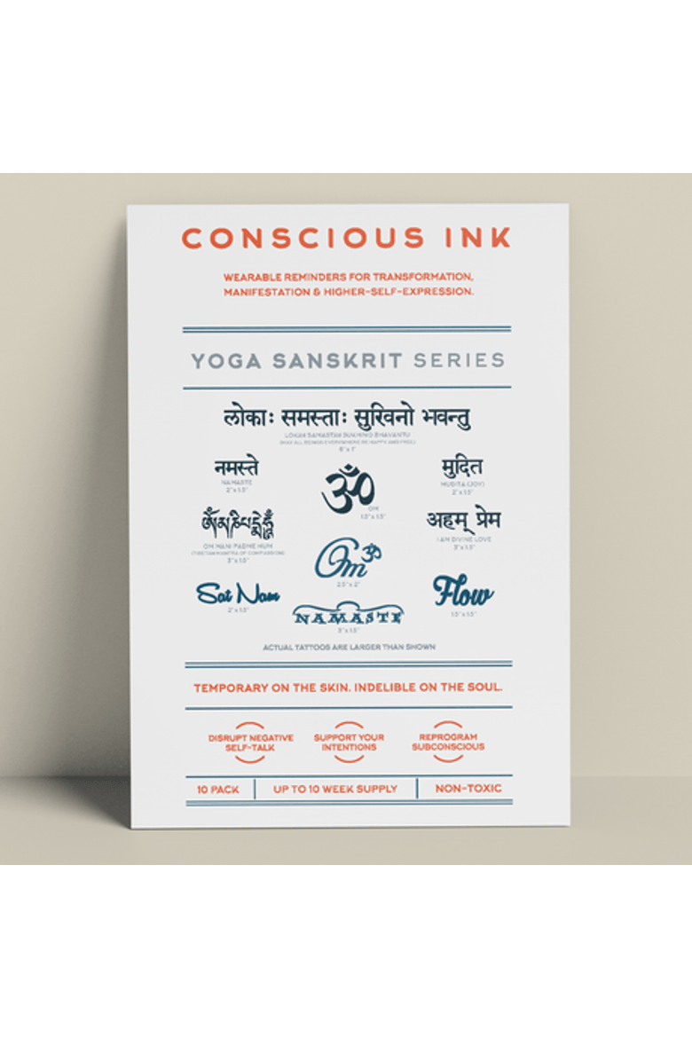 Yoga Sanskrit Variety 10-Pack, Main, color, White