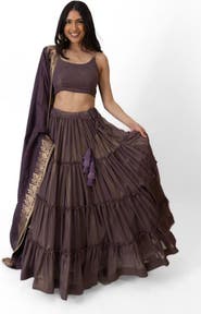RAAS Gaia Tiered Lehenga Choli Set