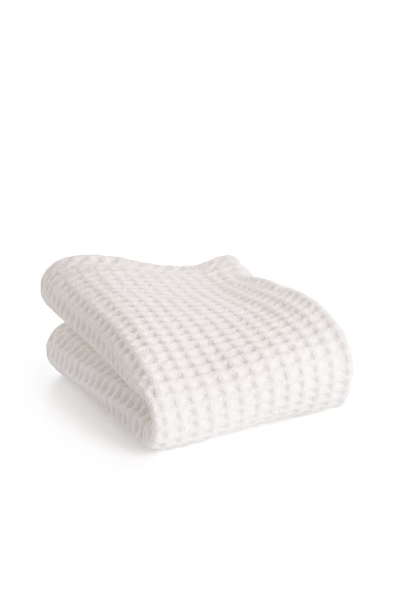 Waffle Pique' Shaving Towels, 2-Pack, Main, color, White