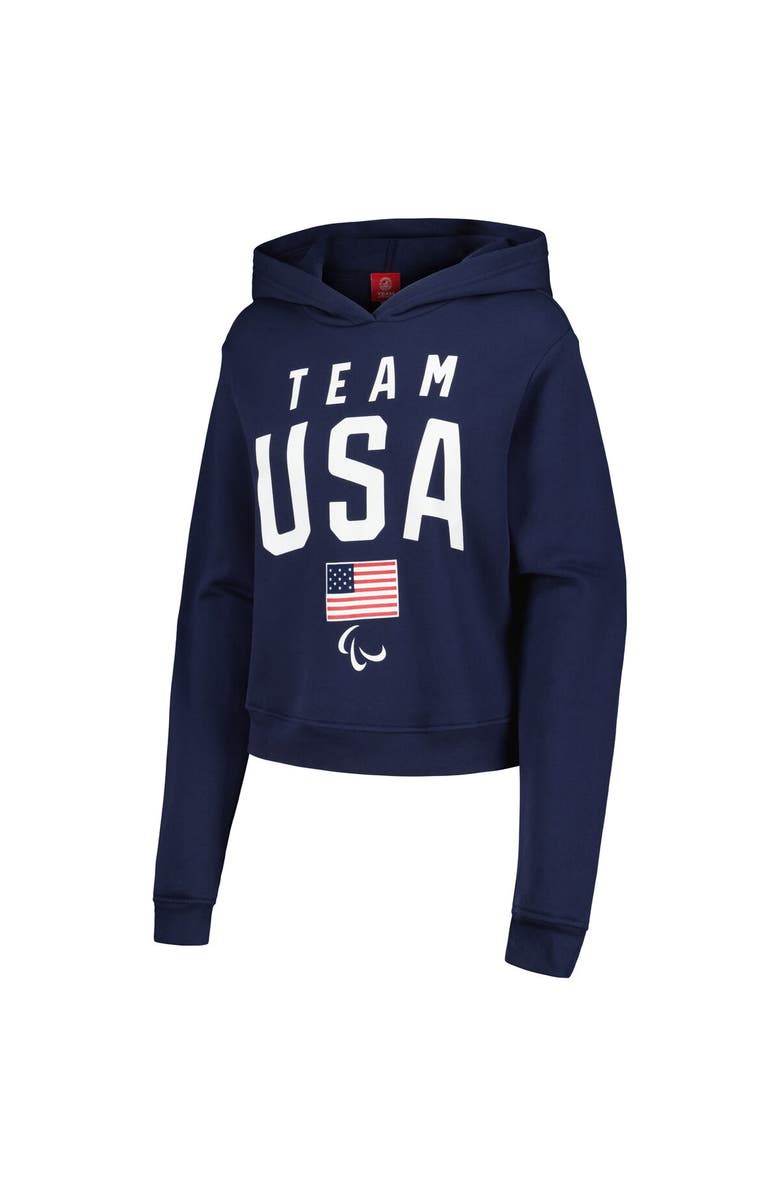 Outerstuff Women's Navy U.S. Paralympics Pullover Hoodie, Alternate, color, 