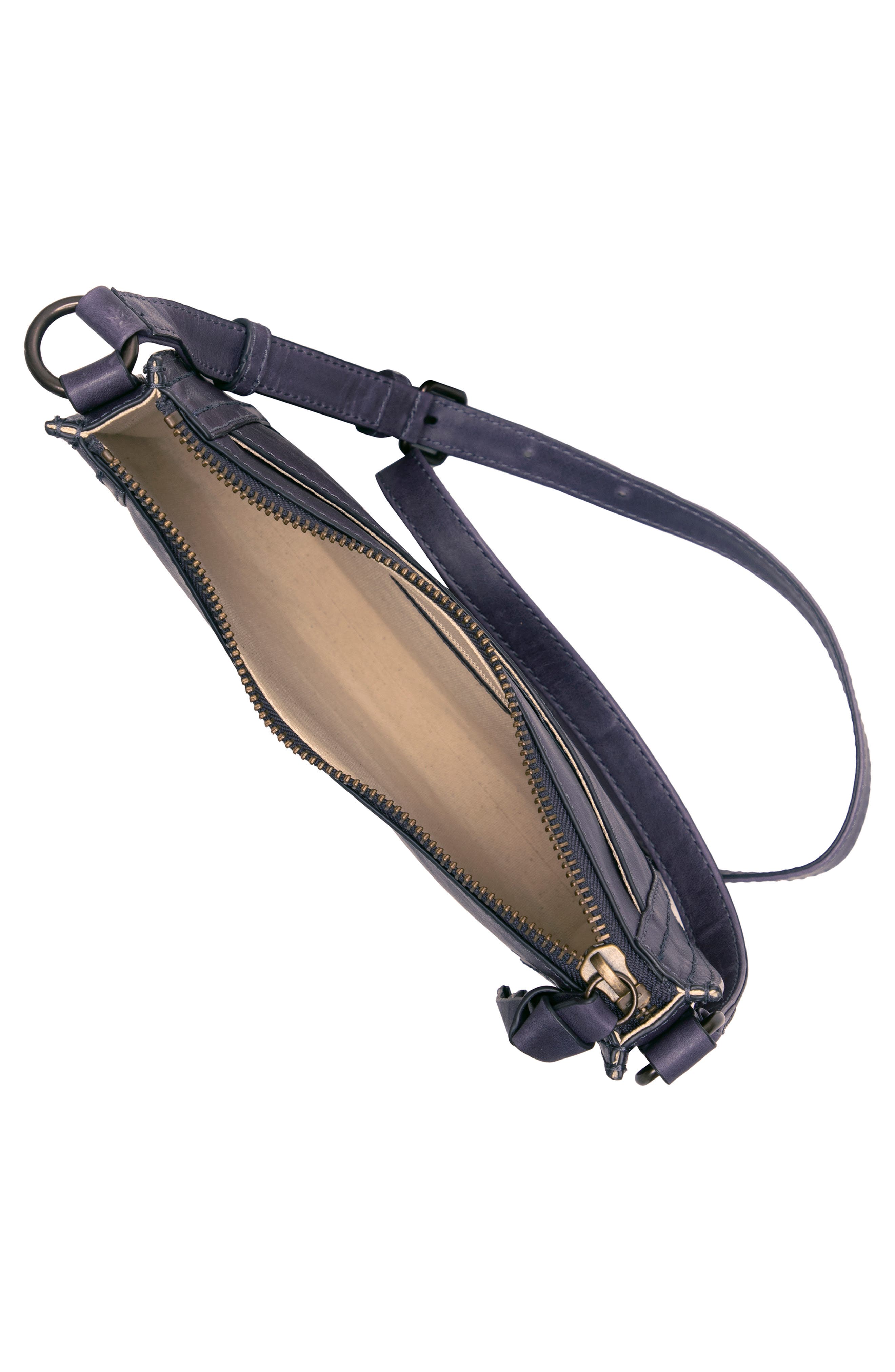 Melissa Leather Crossbody Bag, Alternate, color, EGGPLANT