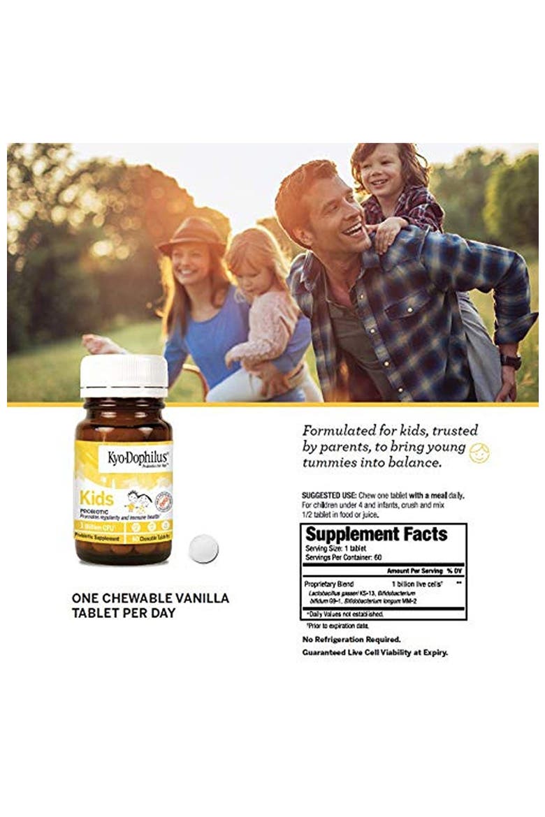 Kids Probiotic, Promotes regularity and immune health, 60 Tablets, Alternate, color, None