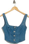 L'AGENCE Saga Square Neck Tank