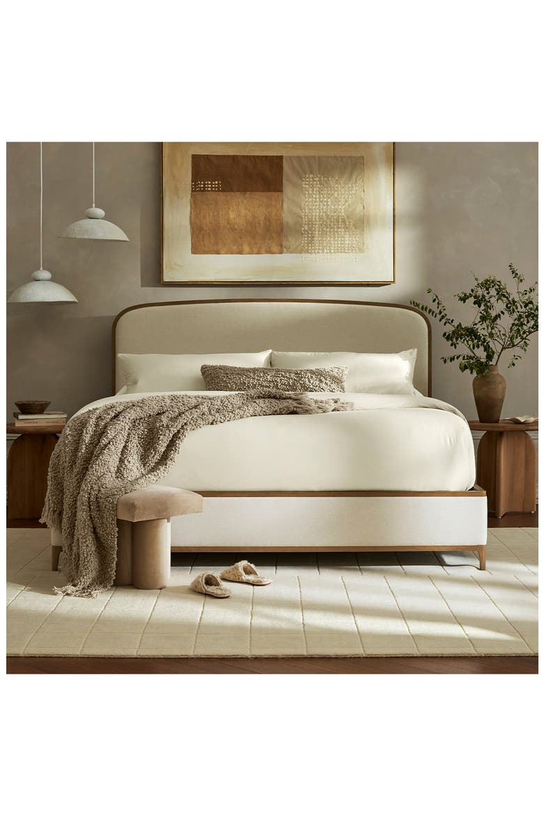 Cozy Boucle Throw Blanket, Alternate, color, HEATHERED OAK