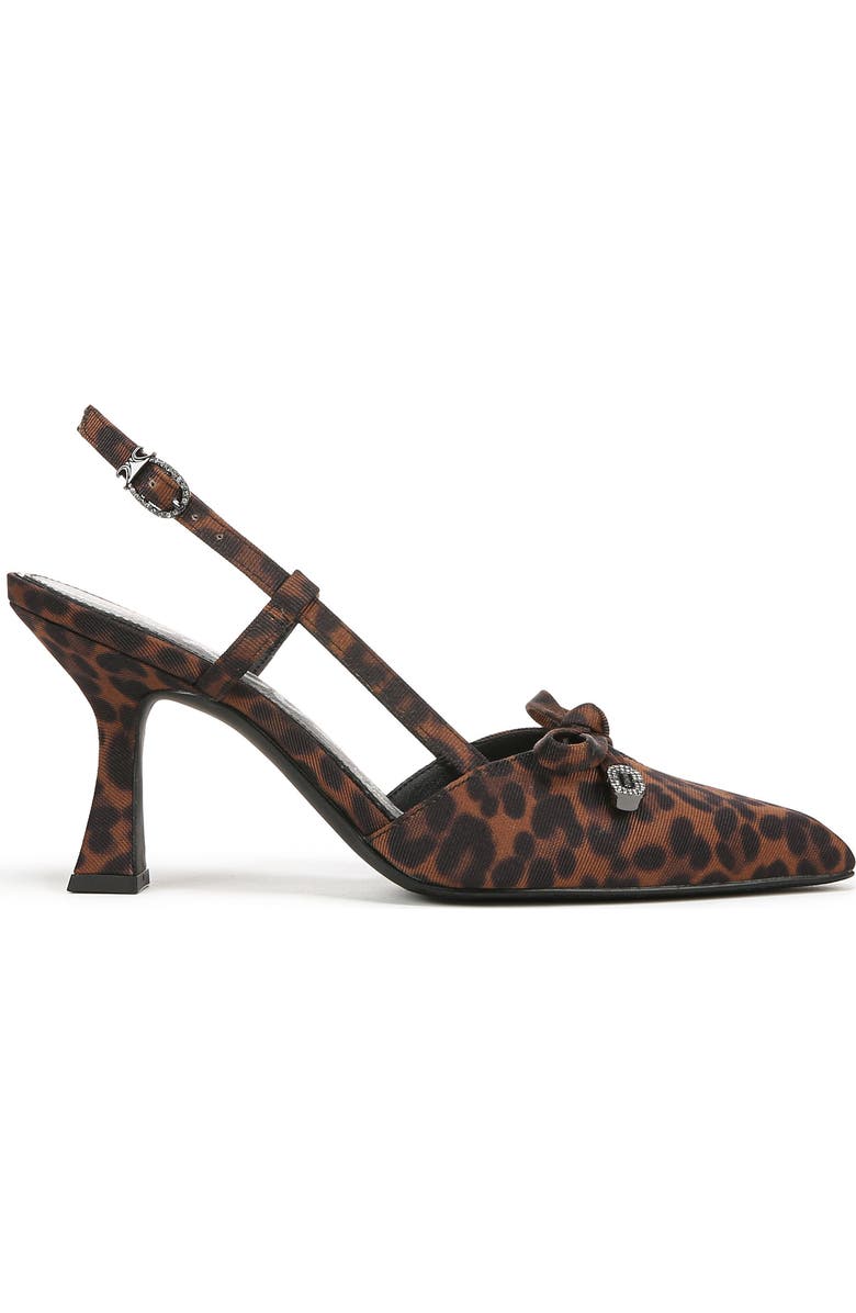 Circus NY by Sam Edelman Monica Pointed Toe Slingback Pump, Alternate, color, Black Natural Multi