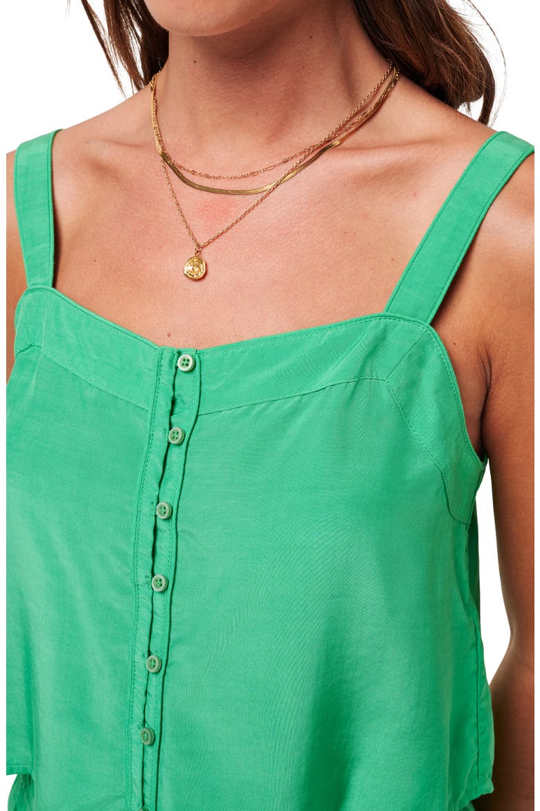 Savanna Button-Up Tank, Alternate, color, GREENBRIAR