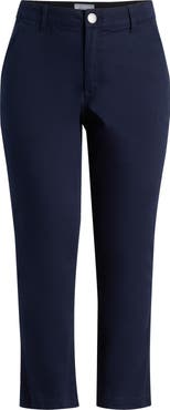 Wit & Wisdom Skyrise Ankle Slim Straight Leg Twill Pants