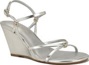 Nine West Deklyn Faux Leather Wedge Sandal