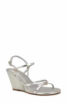 Deklyn Faux Leather Wedge Sandal