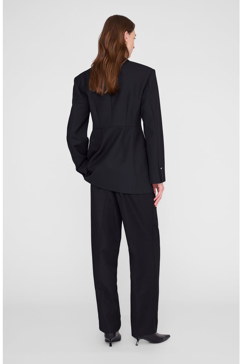 Elga Blazer, Alternate, color, Black