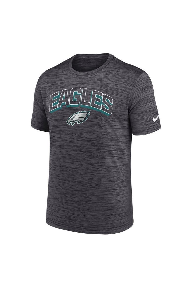 Men's Nike Charcoal Philadelphia Eagles Velocity Performance T-Shirt, Alternate, color, Charcoal