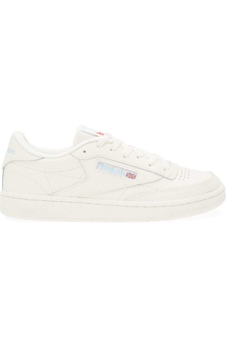 Reebok Club C 85 Sneaker, Alternate, color, Chalk/ Zeeblu/ Chalk
