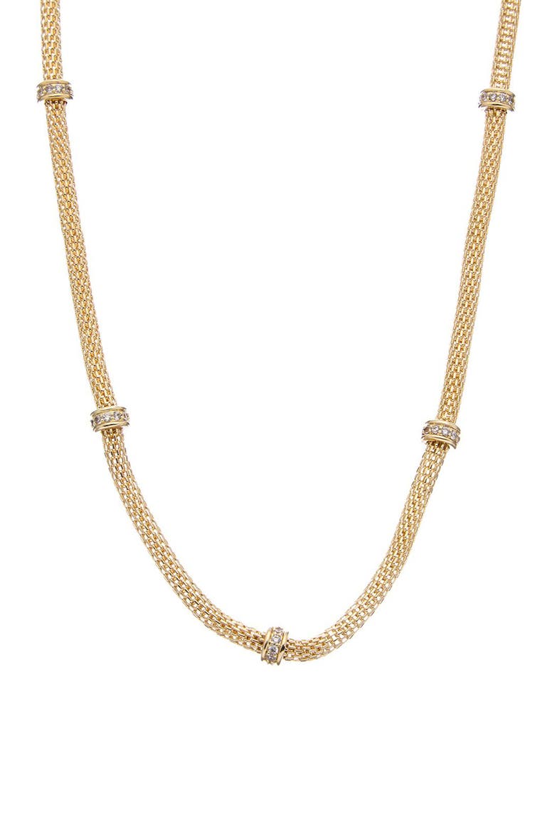 Station Necklace, Main, color, YELLOW